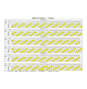 三班两倒排班表