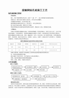 接触网钻孔桩施工工艺