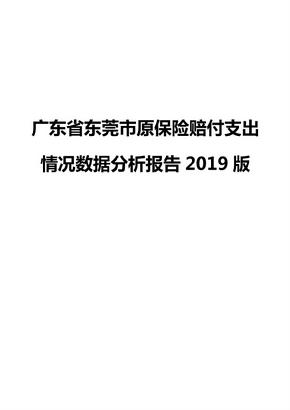 广东省东莞市原保险赔付支出情况数据分析报告2019版
