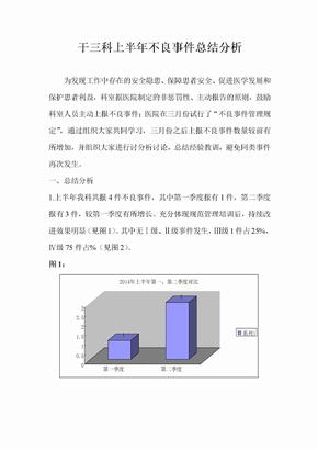 科室上半年不良事件分析