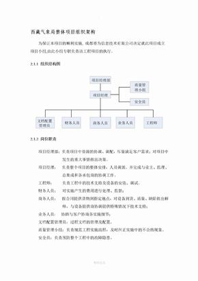 项目组织架构