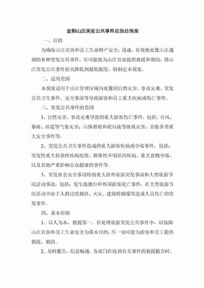 公共突发事件应急预案