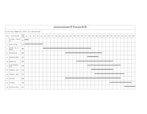 房建项目施工进度计划表