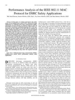 Performance Analysis of the IEEE 802