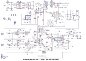 海信液晶TLM24V86P系列（1950板）电视电源电路原理图