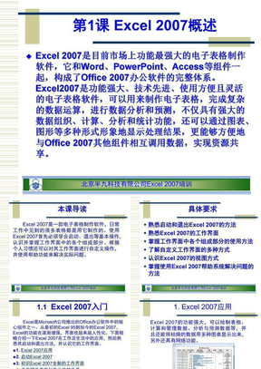 Excel2007培训课件(半九科技)