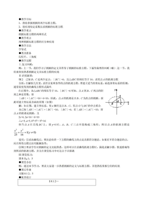 椭圆及其标准方程2