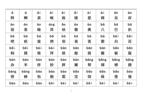 2500个常用汉字大全含拼音