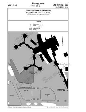 世界典型机场图 KLAS