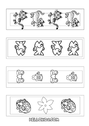 coloring page 儿童涂色
