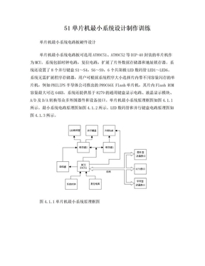 AT89S51(52)单片机最小系统设计