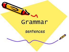 初中英语句子结构句子成分讲解