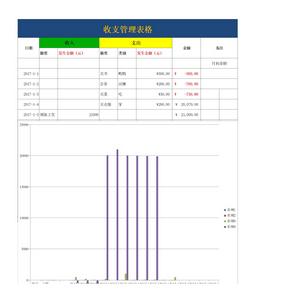 收支管理表