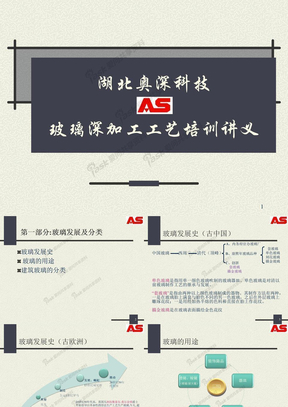 玻璃深加工工艺培训讲义