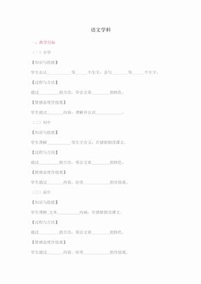 万能试讲教案模板-11大学科试讲万能模板