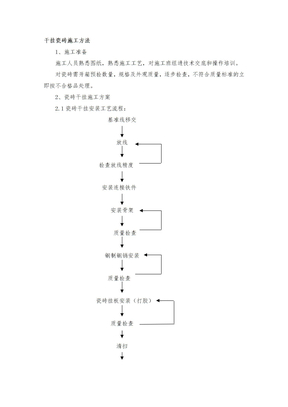 干挂瓷砖施工方案