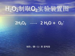 双氧水制取氧气实验装置图